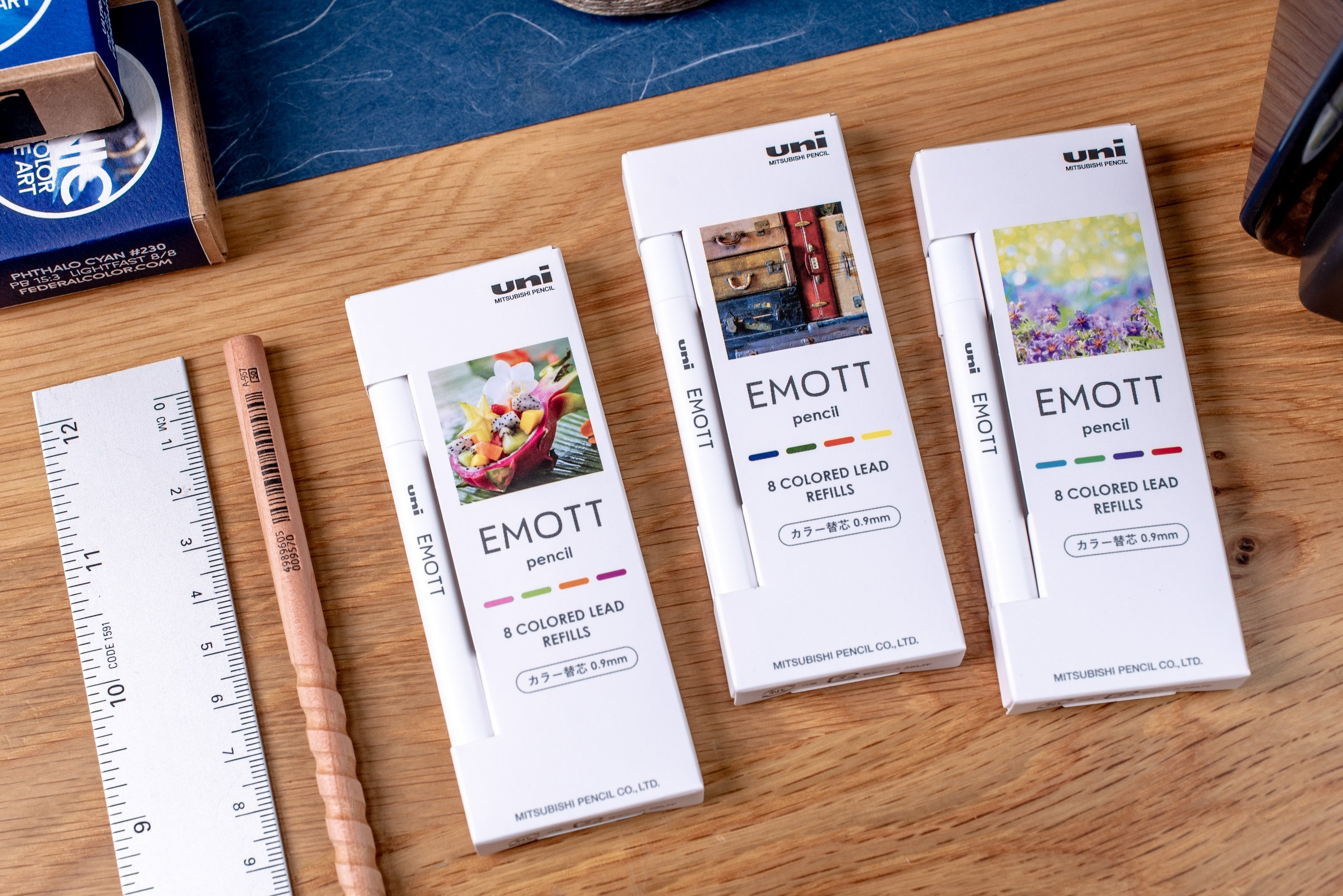 Emott Colored Pencil Leads, 0.9 mm, Vintage Colors