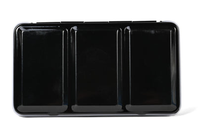Enameled metal watercolor tin, 12 slots