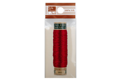 Silk Art Thread, #001 Dark Red