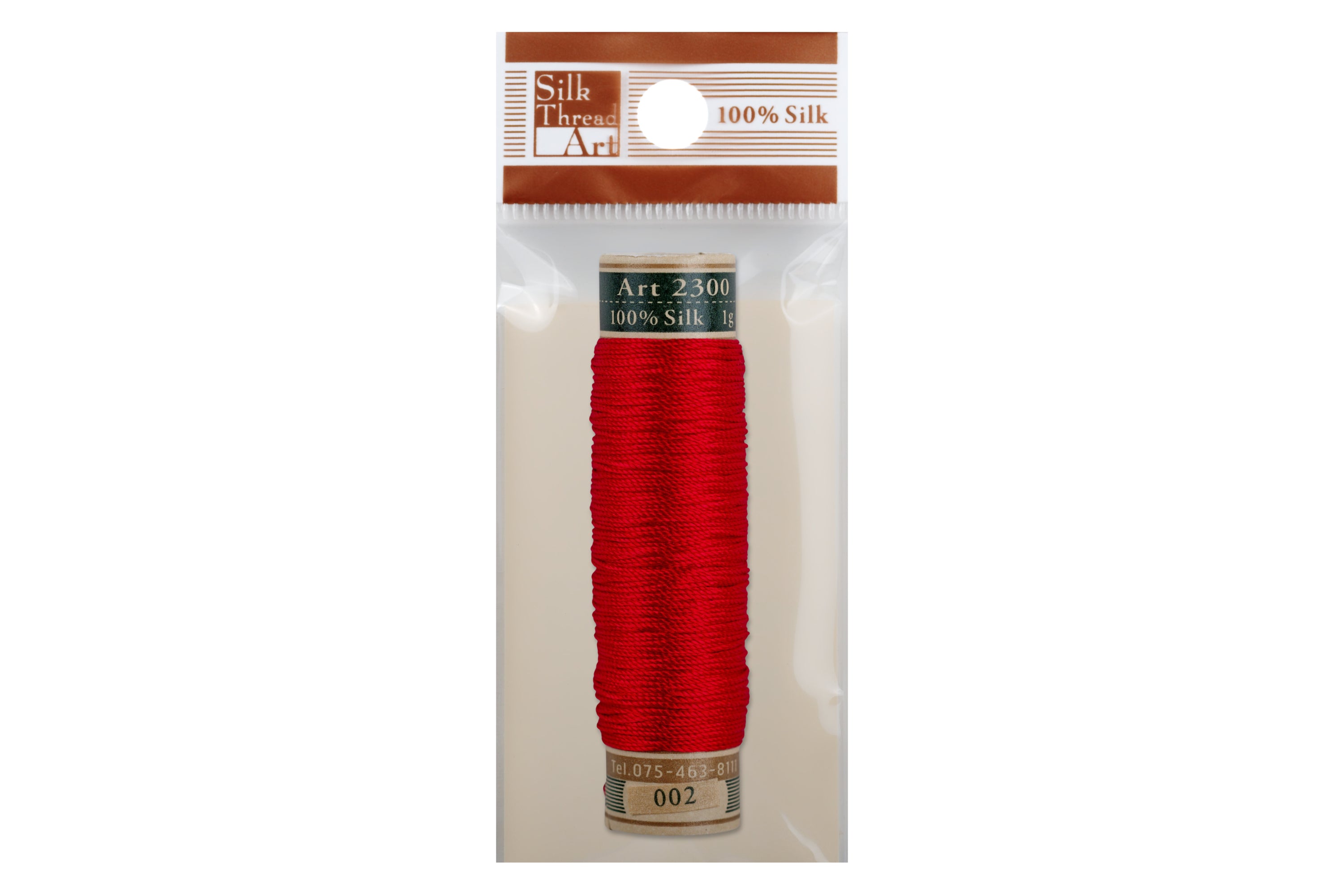 Silk Art Thread, #002 Red