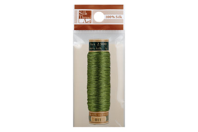 Silk Art Thread, #011 Olive Green