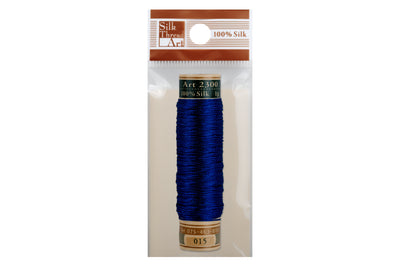 Silk Art Thread, #015 Navy Blue