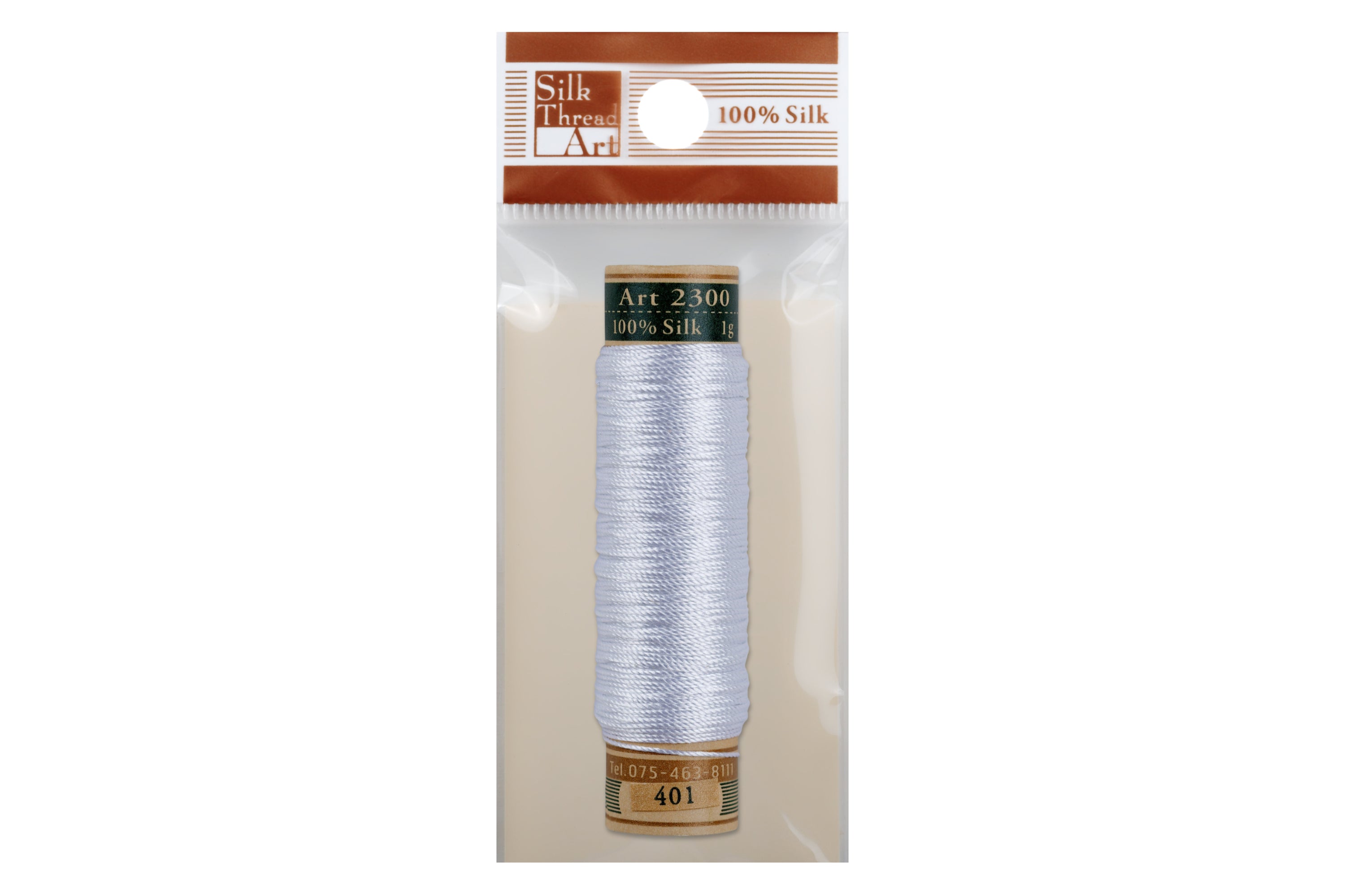 Silk Art Thread, #401 White