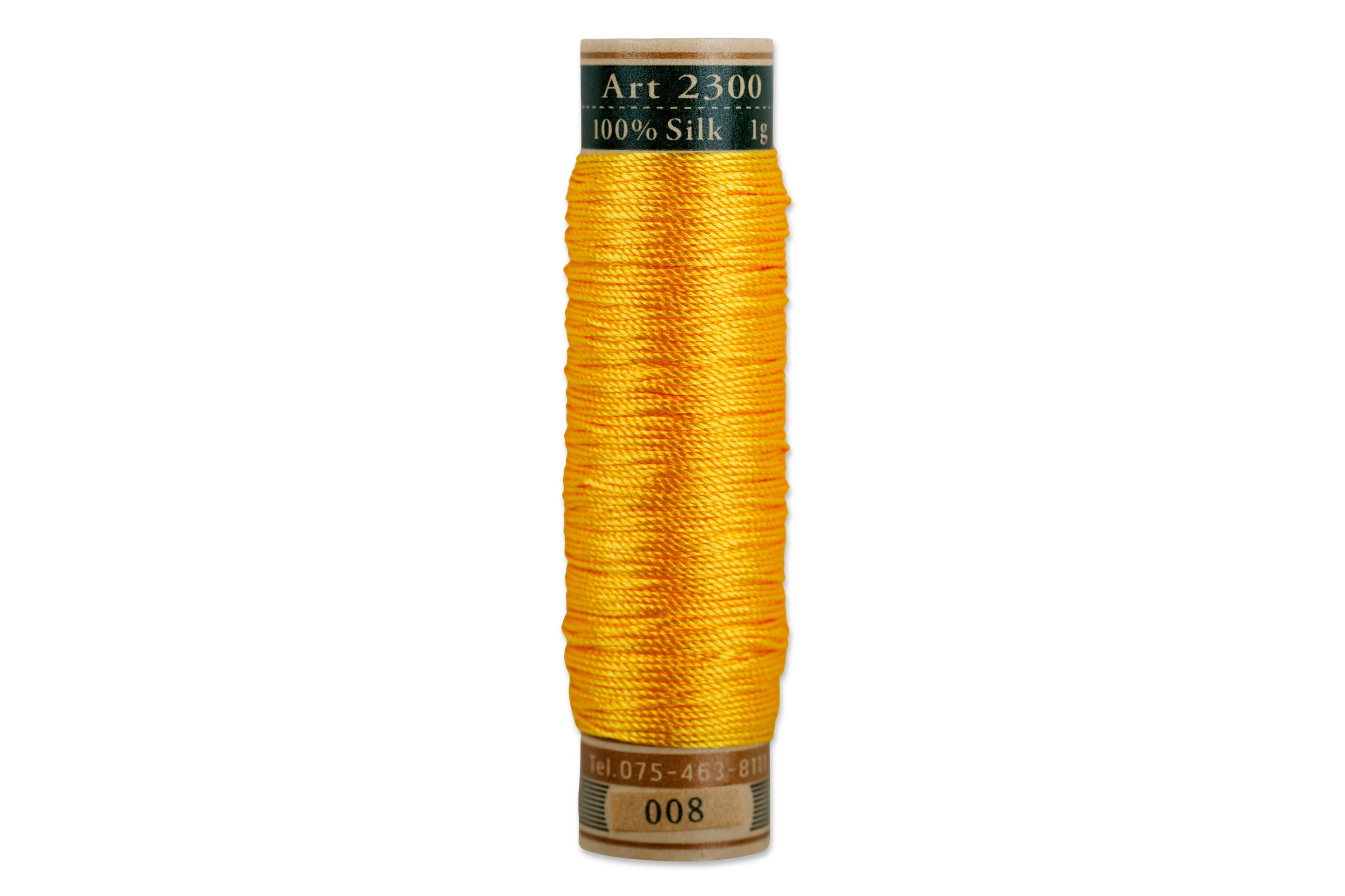 Silk Art Thread, #008 Yellow