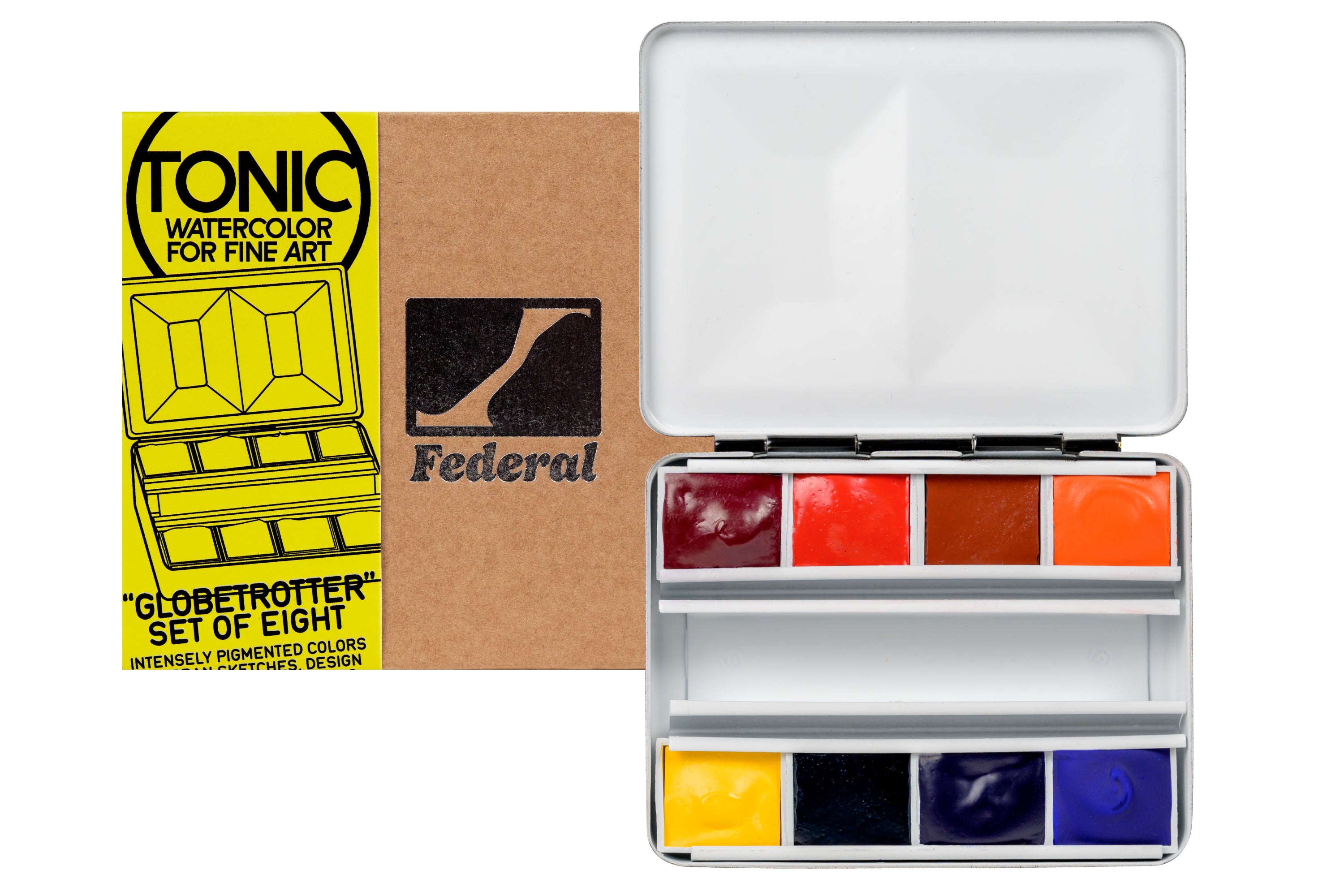 Tonic Watercolors, Globetrotter Set of 8
