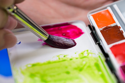 Tonic Watercolor Half Pans, #025 Pyrrole Orange