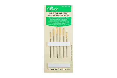 Gold Eye Tapestry Needles, Set of 6