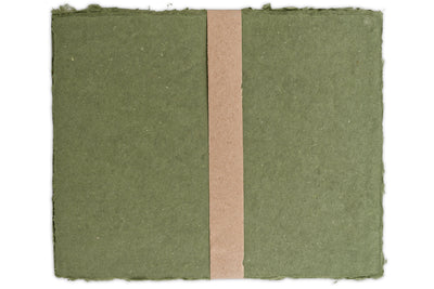 Handmade Abacá/Cotton Paper, 8" x 10" (Five Sheets)