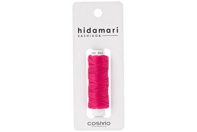 Hidamari Sashiko Thread, #008 Raspberry