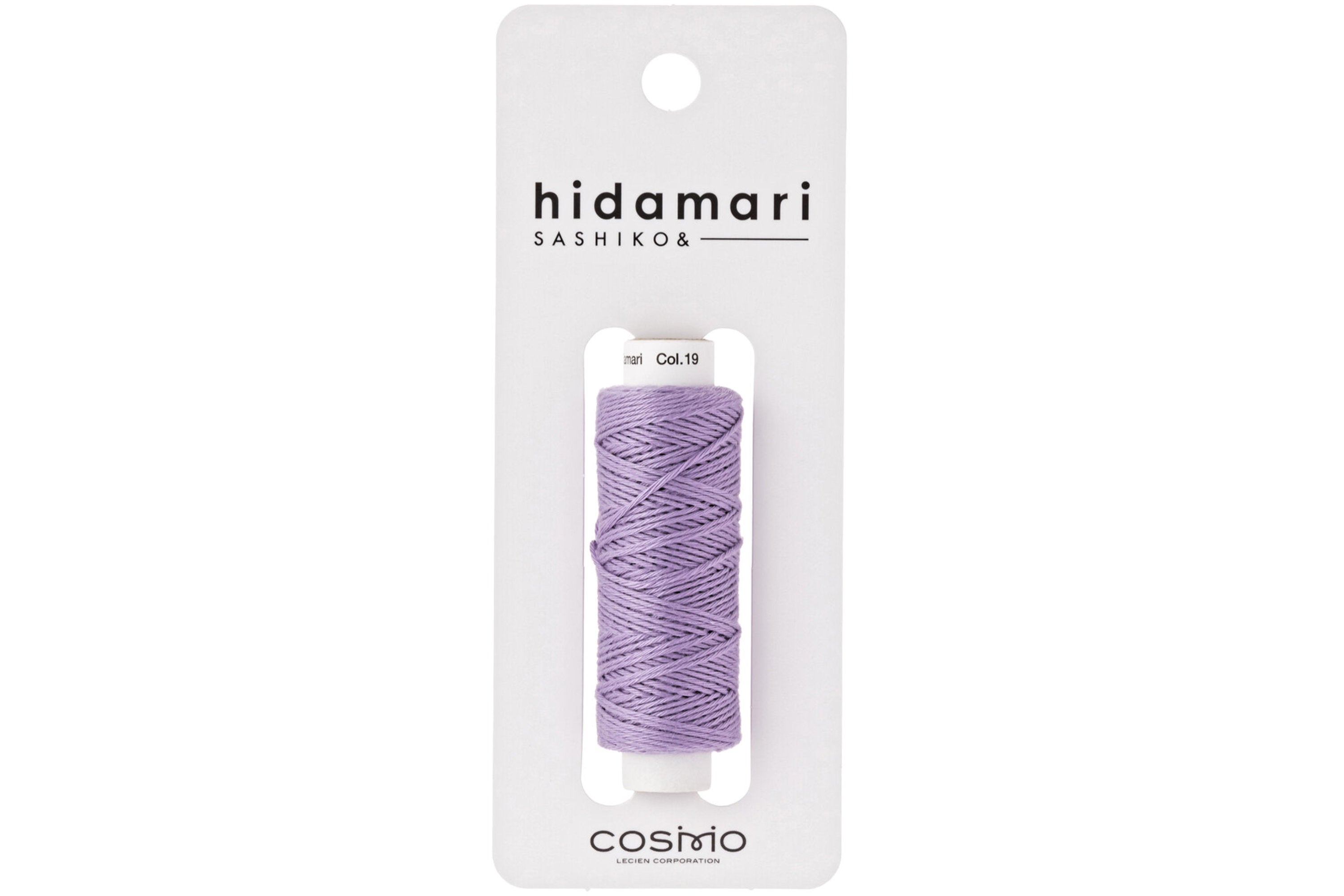 Hidamari Sashiko Thread, #019 Lavender
