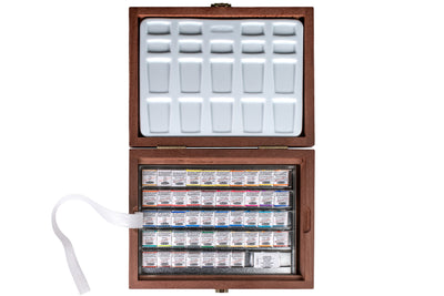 Horadam Watercolors, Wood Box Set of 48 with Palette