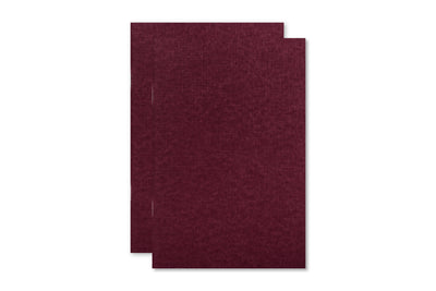Idea Notebooks, Set of Two, Wine/White (4" x 6")