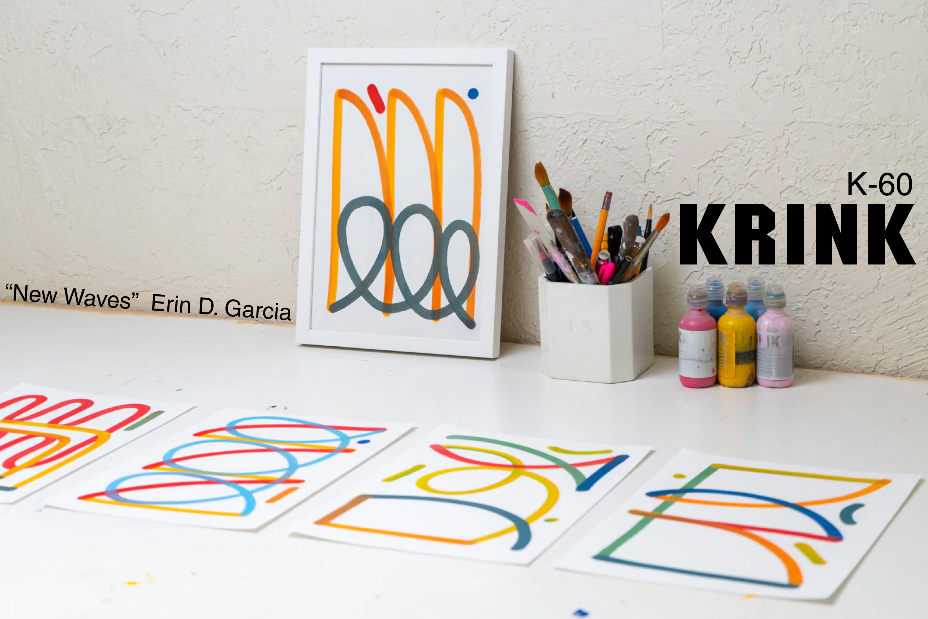 Krink K-60 Paint Marker, Orange
