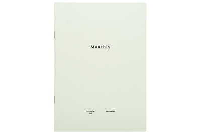 Laconic Style Notebook: Monthly