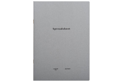 Laconic Style Notebook: Spreadsheet