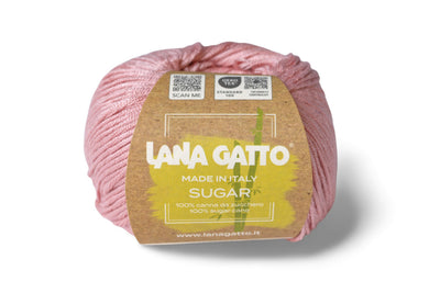 100% Sugar Cane Yarn, Carnation Pink