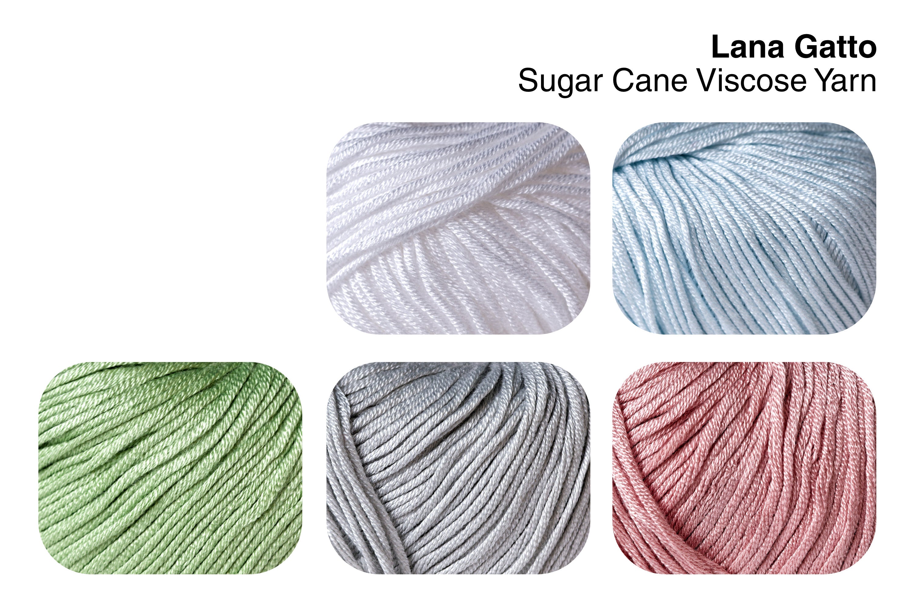 100% Sugar Cane Yarn, Carnation Pink