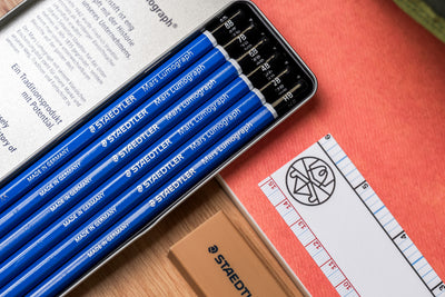 Mars Lumograph Drawing Pencils, Set of 6