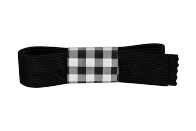 1" Elastic Webbing By The Yard, Black