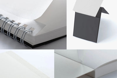 Kakimori Mini Note Cover, Shimada Grey