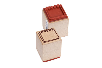 Notepad Rubber Stamp, ¾"