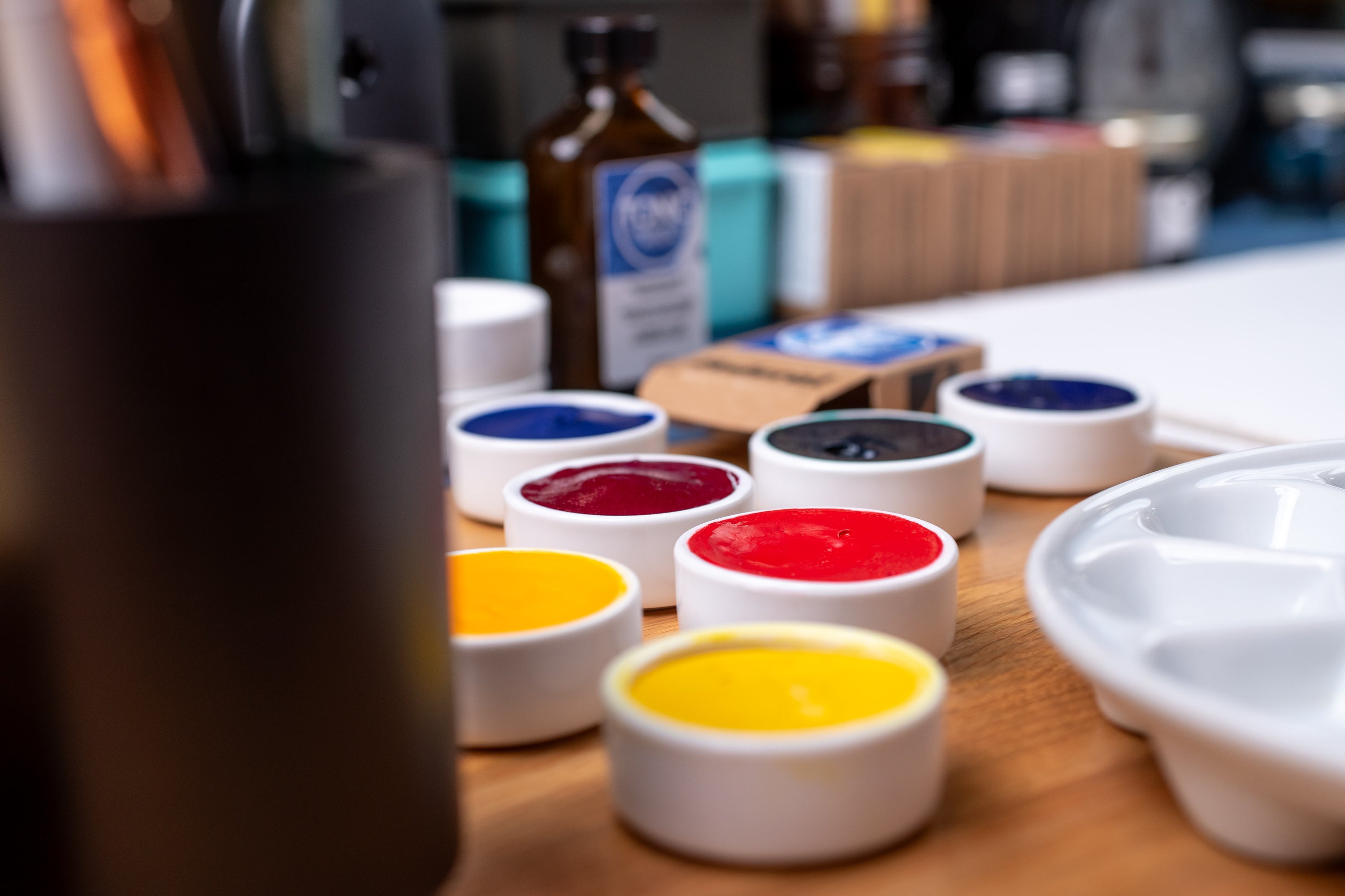 Tonic Watercolor, Porcelain Pan, #025 Pyrrole Orange