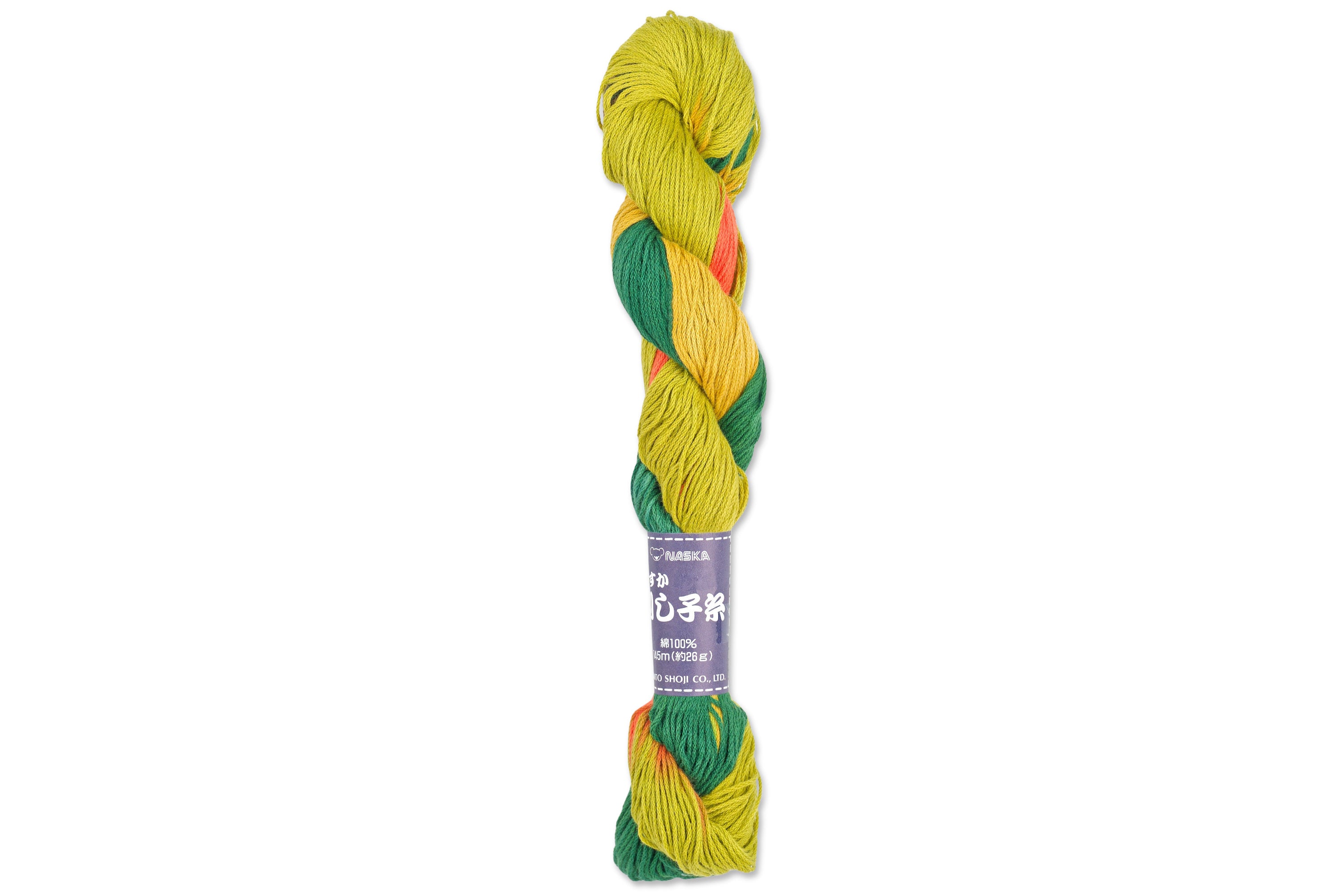 XL Hand-Dyed Sashiko Skein, #208 Autumn