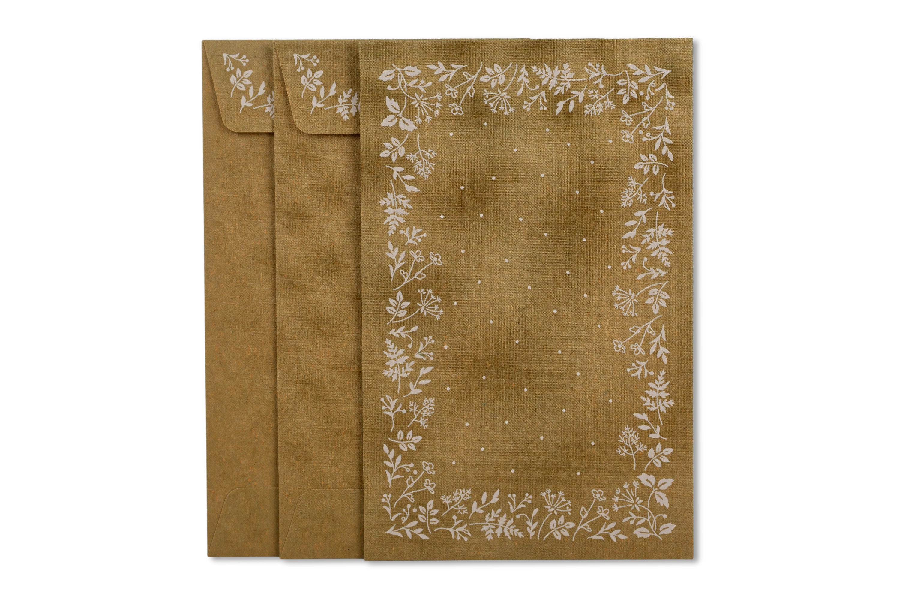 Botanical Pōchi-bukuro, Set of 3