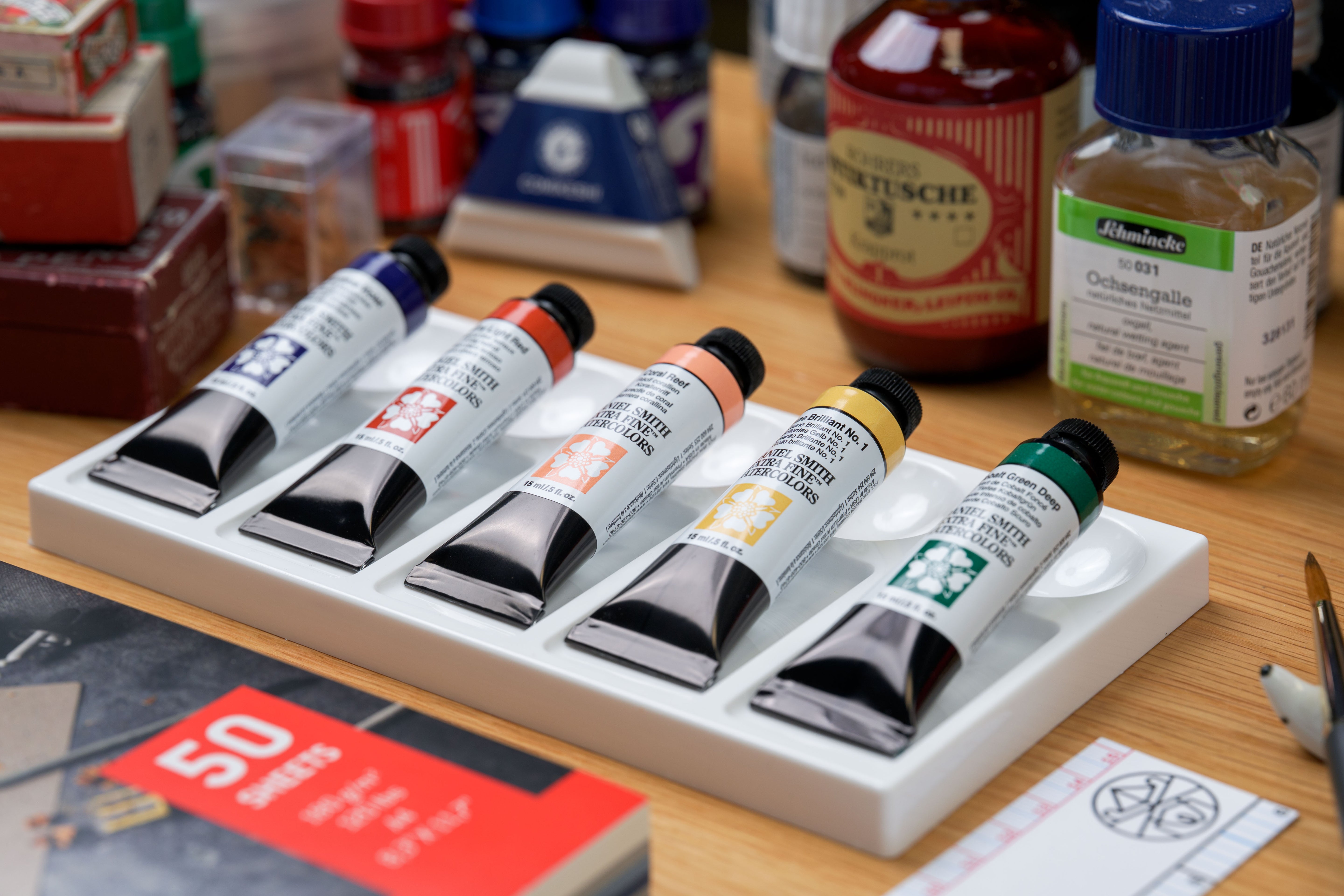 Daniel Smith Extra Fine Watercolor, 15 mL, Earthy Light Red