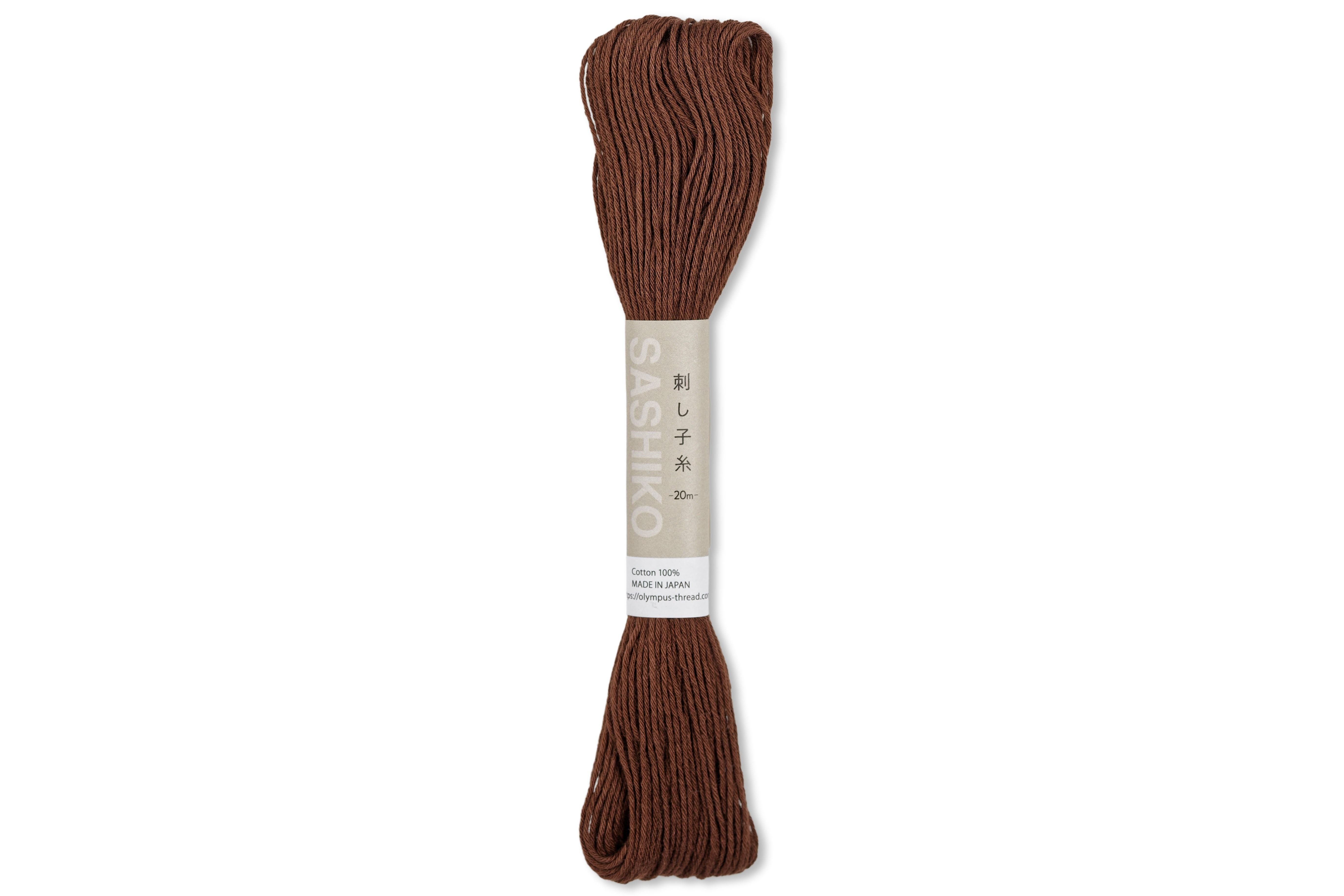 Olympus Cotton Sashiko Thread, #39 Deep Brown