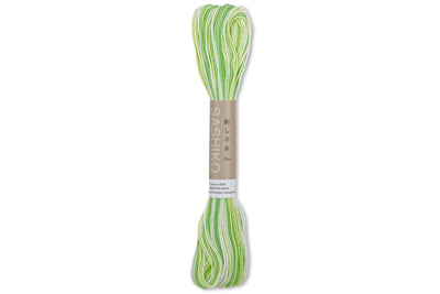 Variegated Sashiko Thread, #56 Multi Green