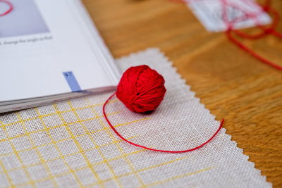Olympus Cotton Sashiko Thread, #12 Rose Red