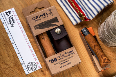 Opinel No. 08 Stainless Folding Knife + Sheath