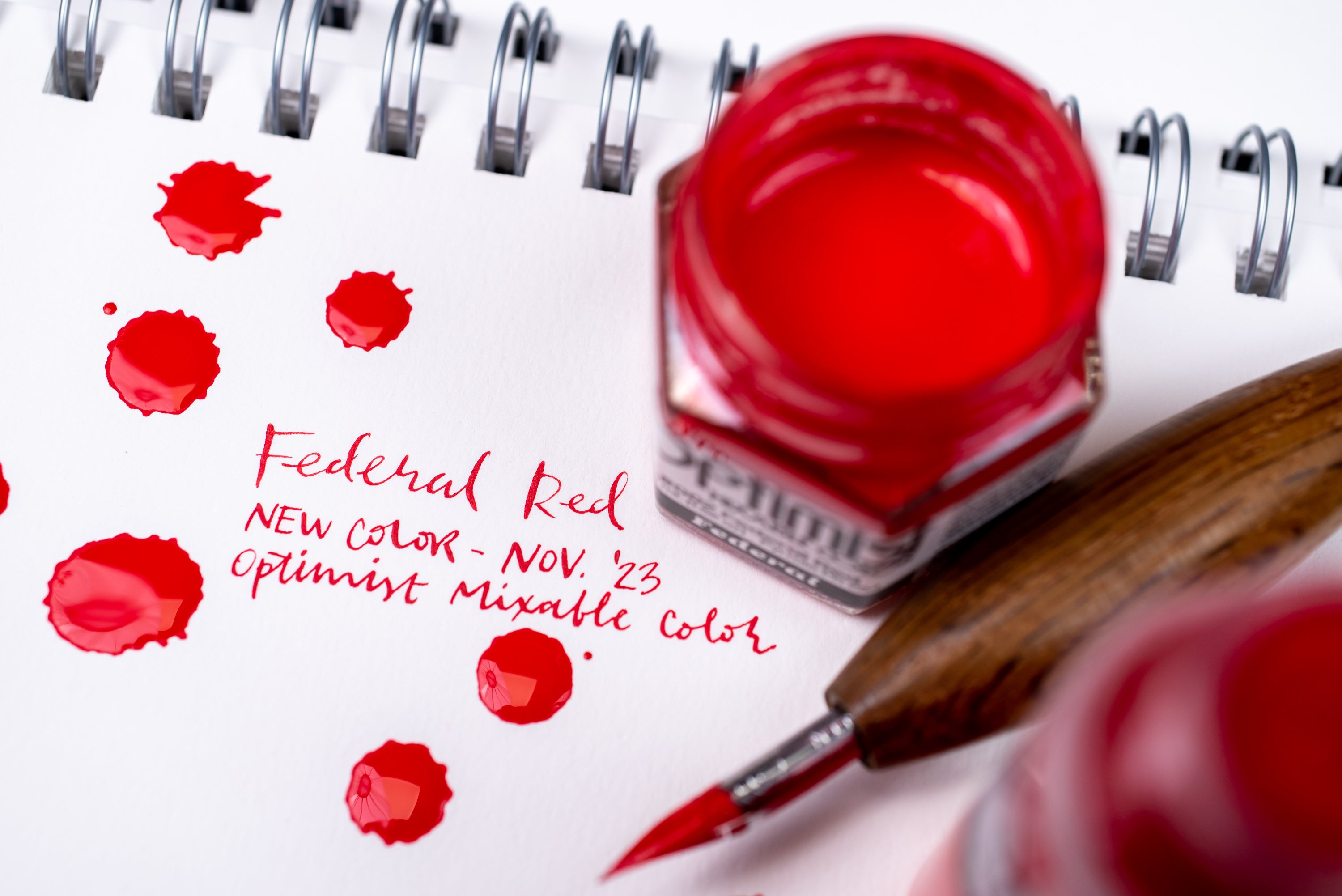Optimist Pigment Ink, #002 Federal Red, 50 mL Precision Bottle