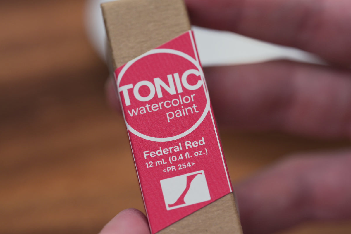 Tonic Watercolor, 12 mL Tube, #002 Federal Red