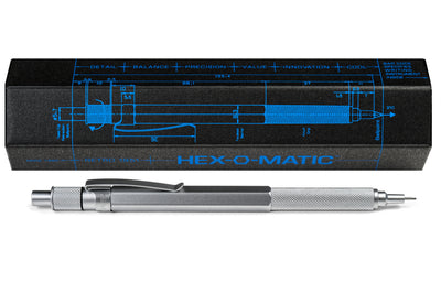 Hex-O-Matic Mechanical Pencil, Silver