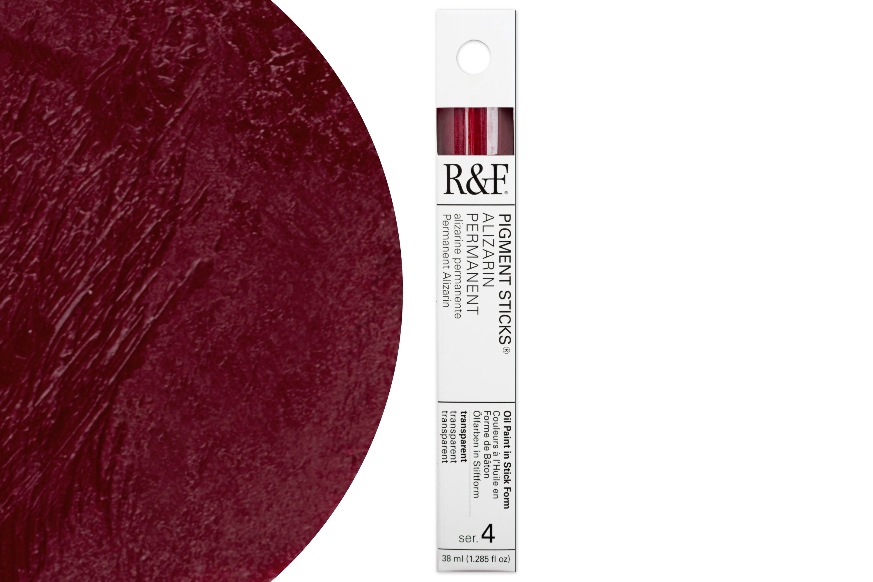 R&F Pigment Stick, Alizarin Permanent, 38 mL