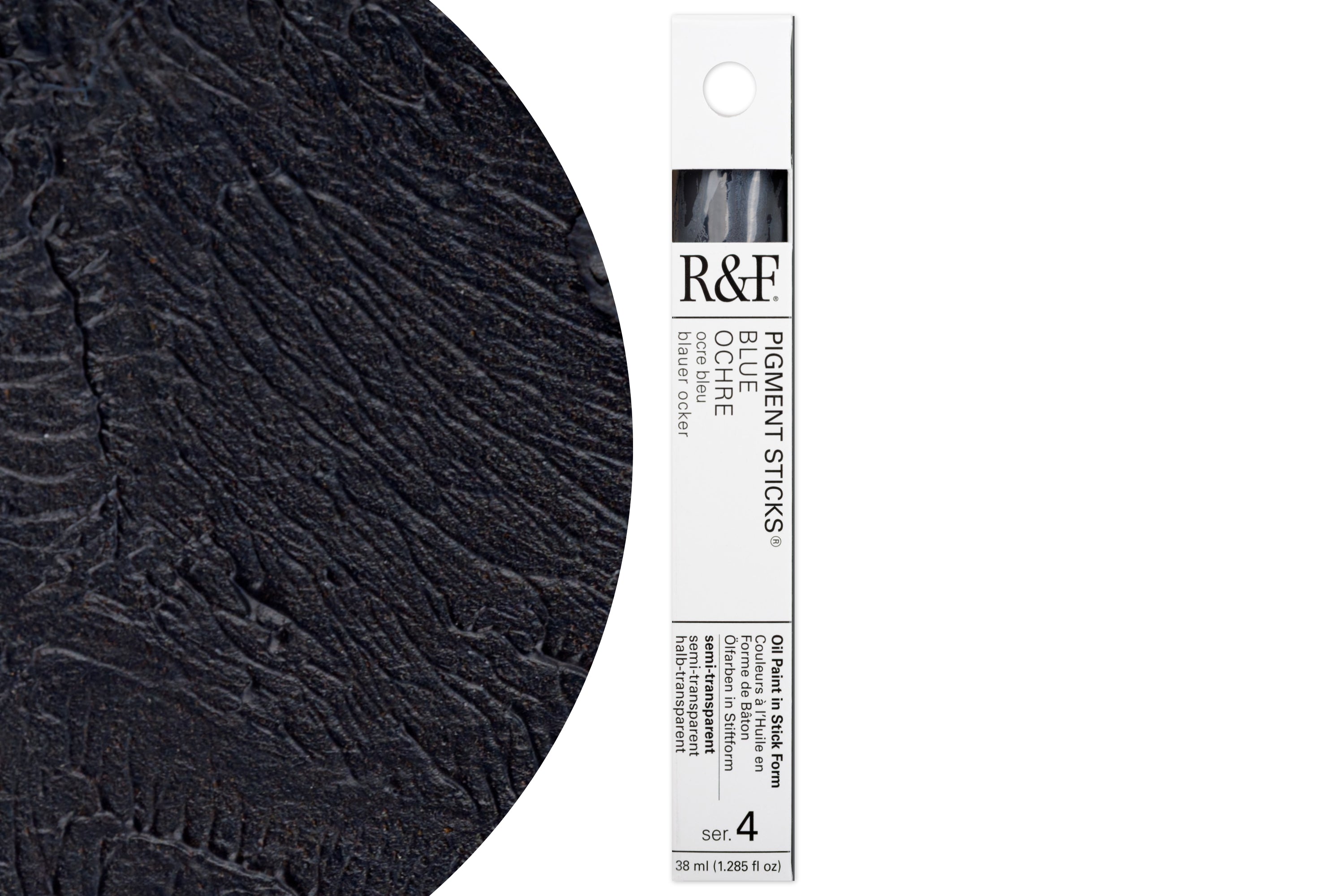 R&F Pigment Stick, Blue Ochre, 38 mL