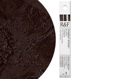R&F Pigment Stick, Burnt Umber, 38 mL