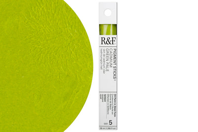 R&F Pigment Stick, Cadmium Green Pale, 38 mL