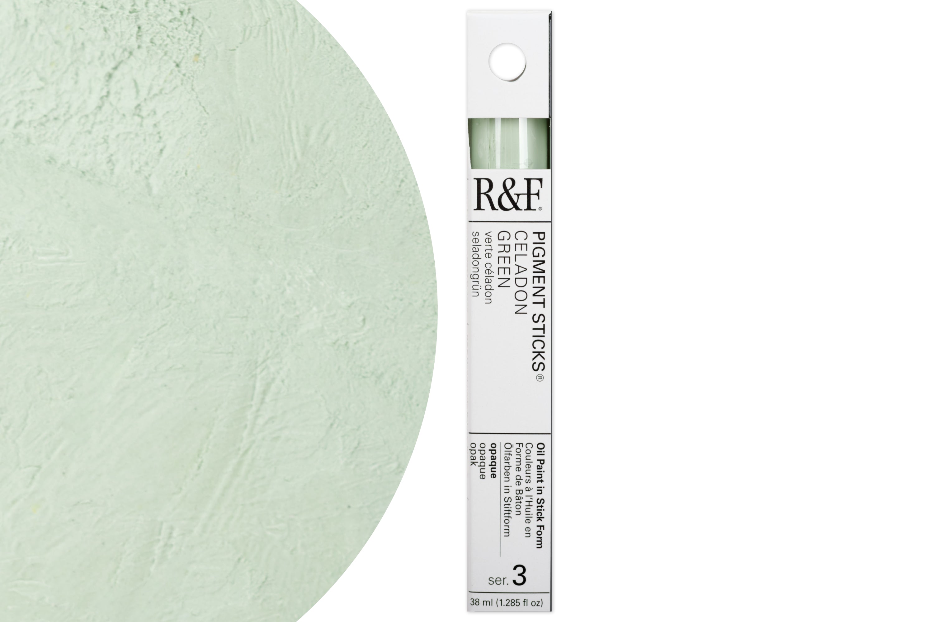 R&F Pigment Stick, Celadon Green, 38 mL