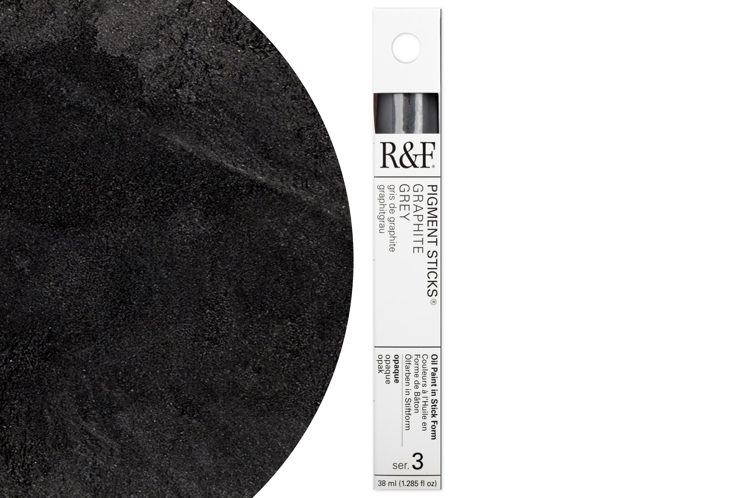 R&F Pigment Stick, Graphite Grey, 38 mL