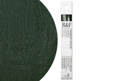 R&F Pigment Stick, Green Earth, 38 mL