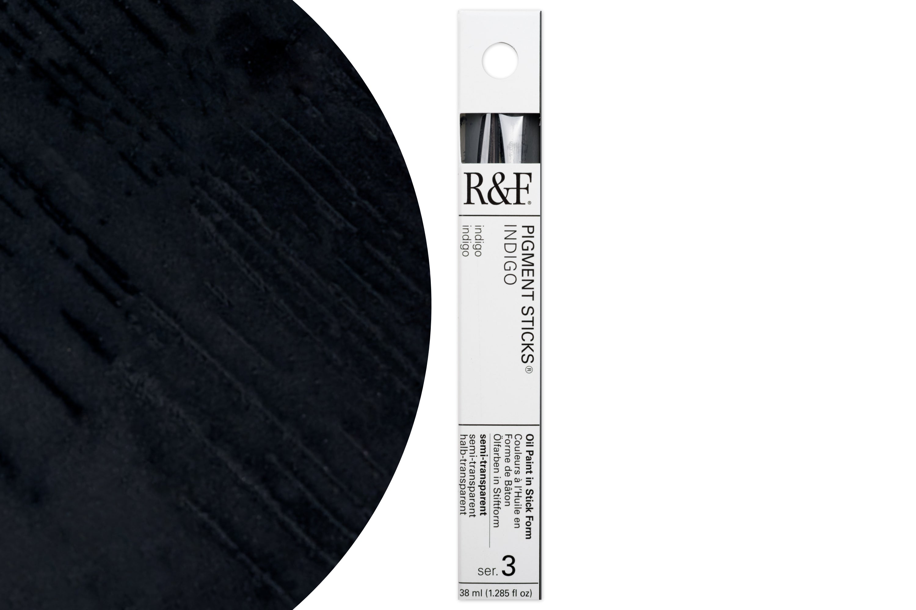R&F Pigment Stick, Indigo, 38 mL