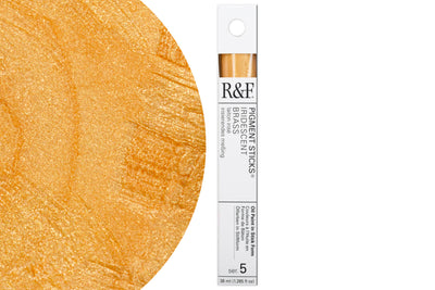 R&F Pigment Stick, Iridescent Brass, 38 mL