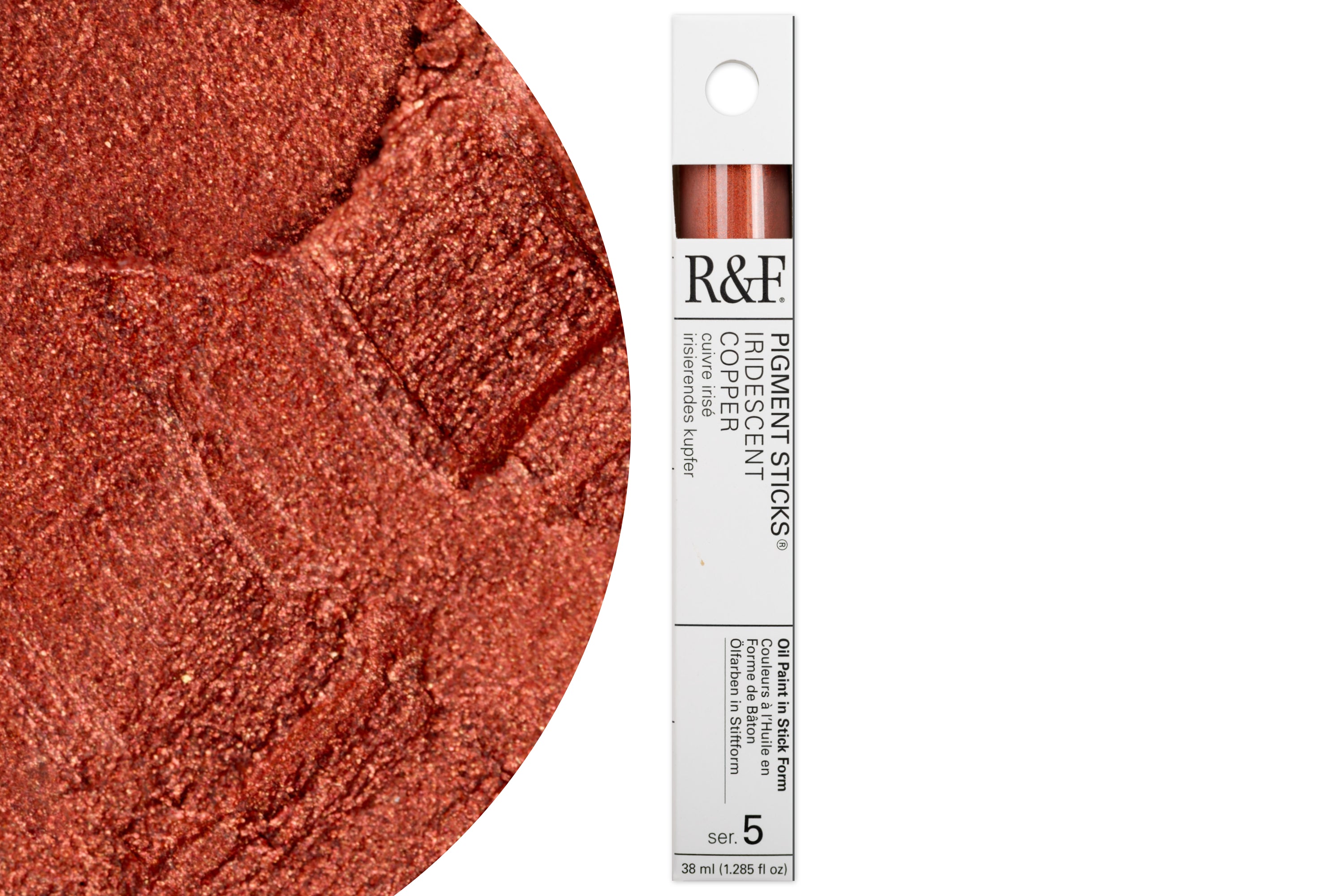 R&F Pigment Stick, Iridescent Copper, 38 mL