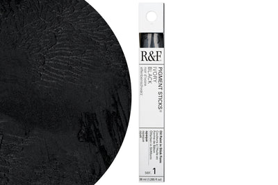 R&F Pigment Stick, Ivory Black, 38 mL