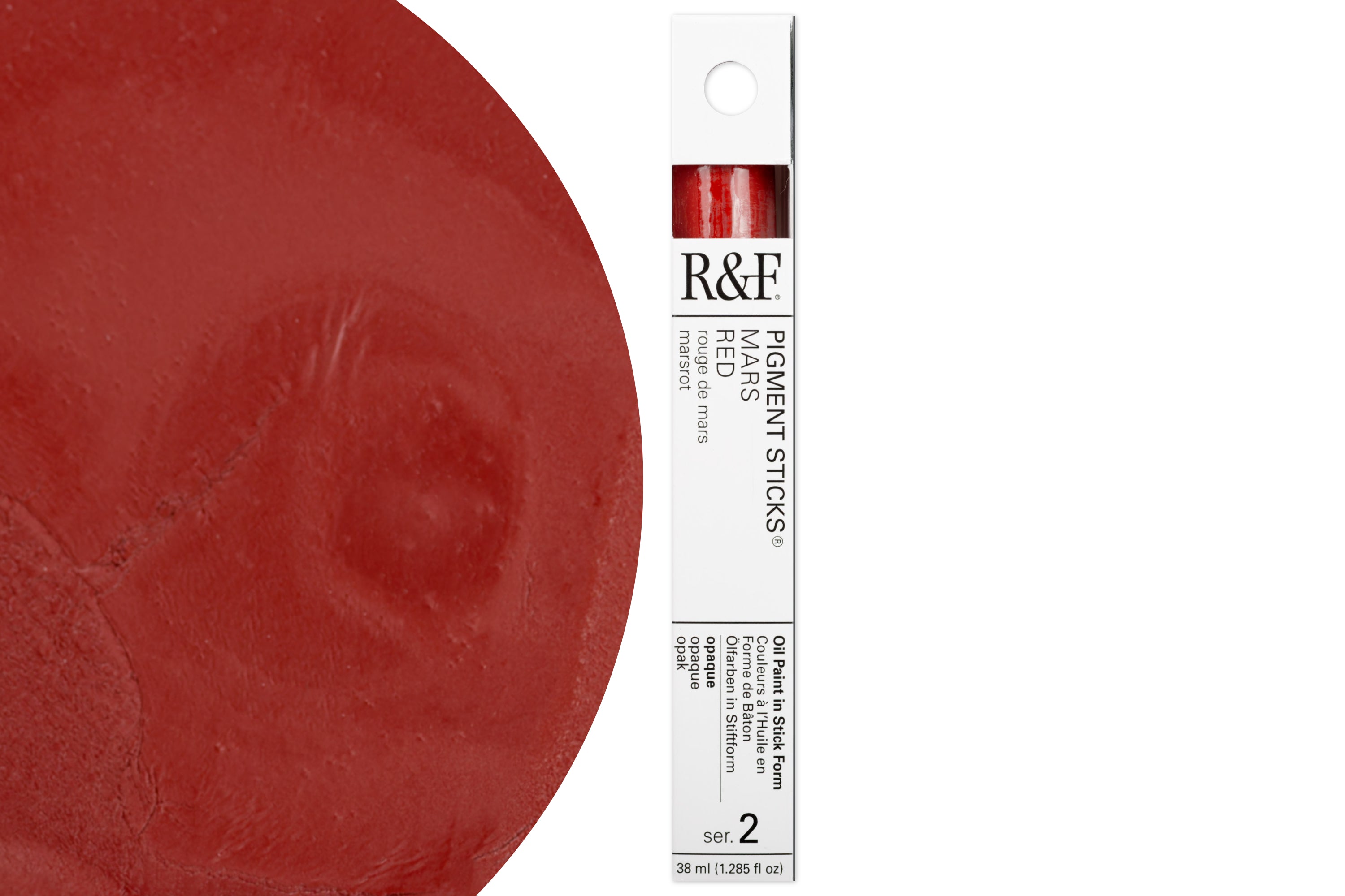 R&F Pigment Stick, Mars Red, 38 mL