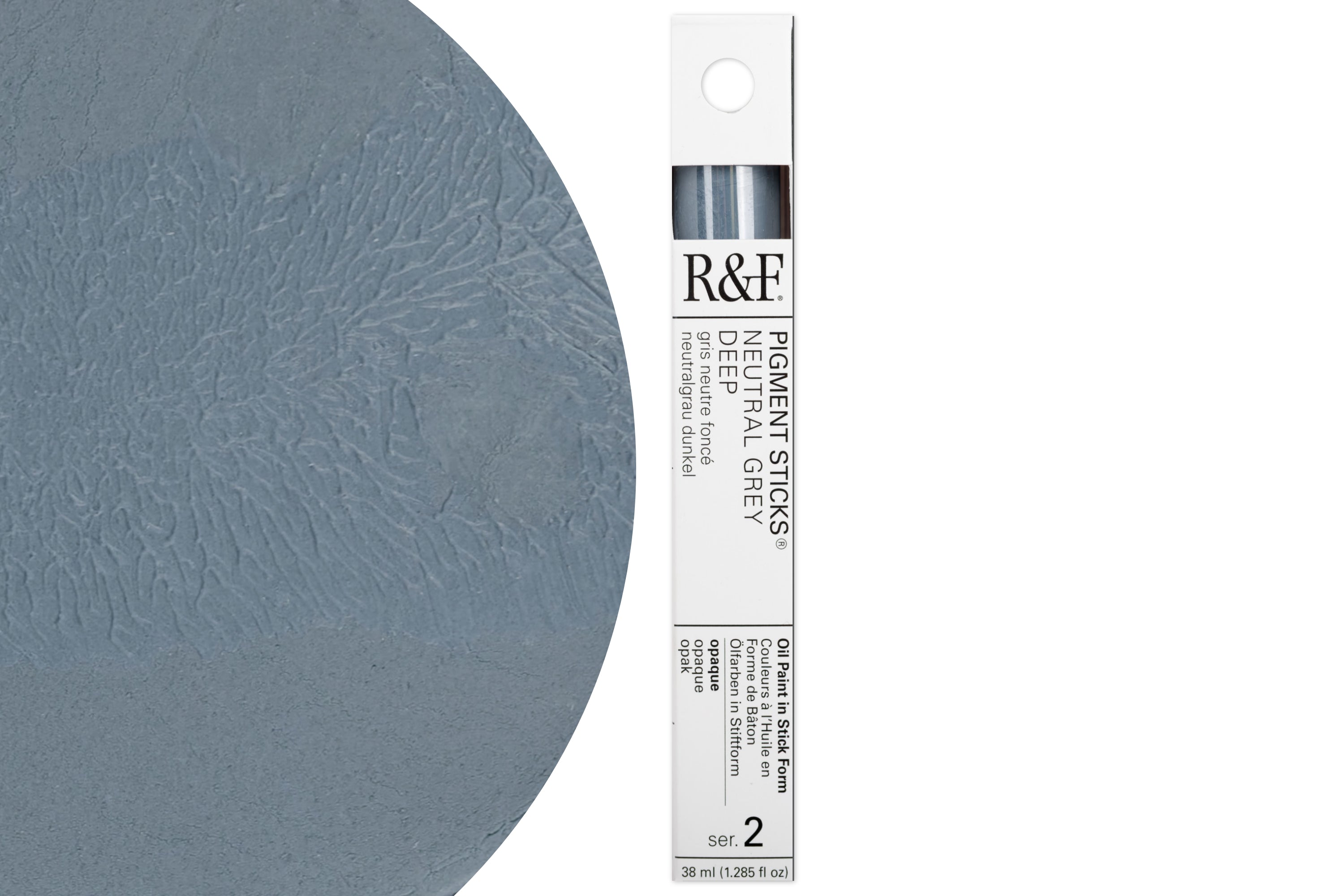 R&F Pigment Stick, Neutral Grey Deep, 38 mL
