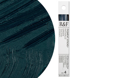 R&F Pigment Stick, Phthalo Green, 38 mL